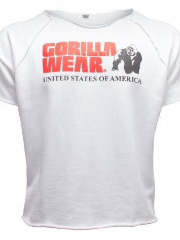 Gorilla Wear Classic Work Out Top – white