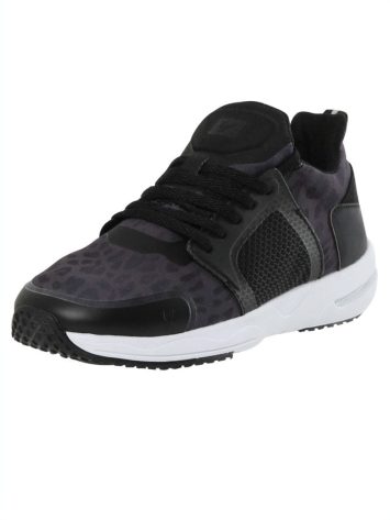 Freddy Fitness Footwear – Feline 2.0 Leopard Print Sport Shoe – black