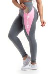 Leggings Active 64242 Gray Heather Pink- Sexy Workout Leggings