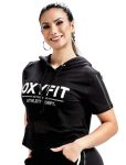 OXYFIT Sweat Jacket Welfare 50171 - Hoody Crop - Black